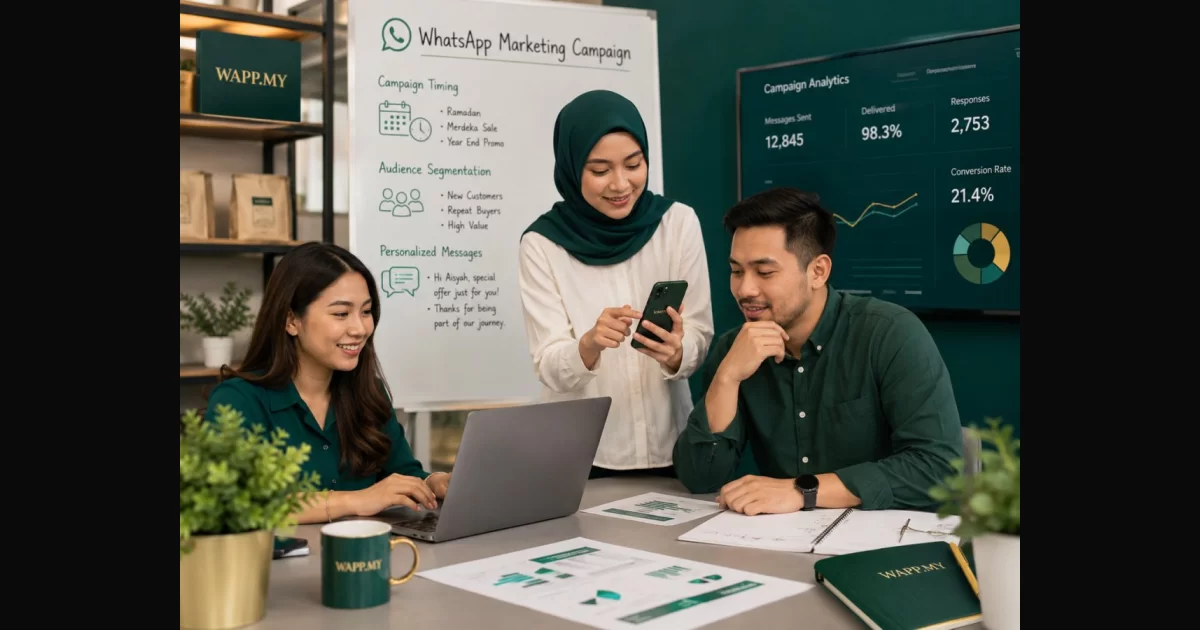 WhatsApp marketing tips for Malaysian businesses — timing, segmentation and click tracking